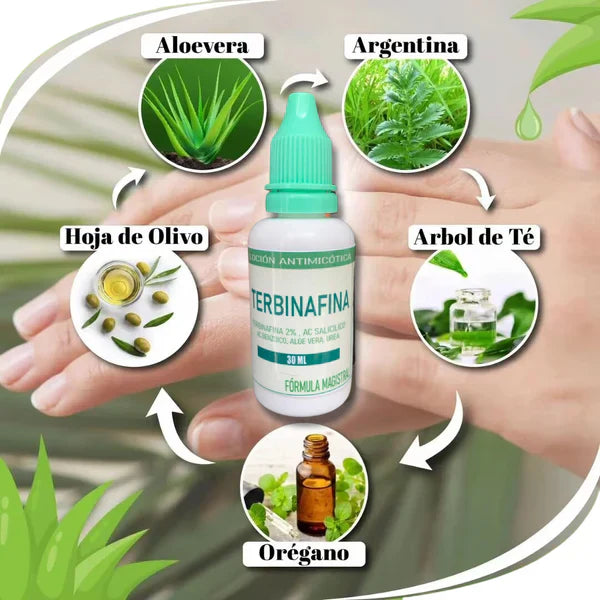 ADIOS A LOS HONGOS: TERBINAFINA EN GOTAS PARA TUS UÑAS