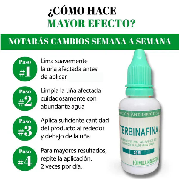 ADIOS A LOS HONGOS: TERBINAFINA EN GOTAS PARA TUS UÑAS